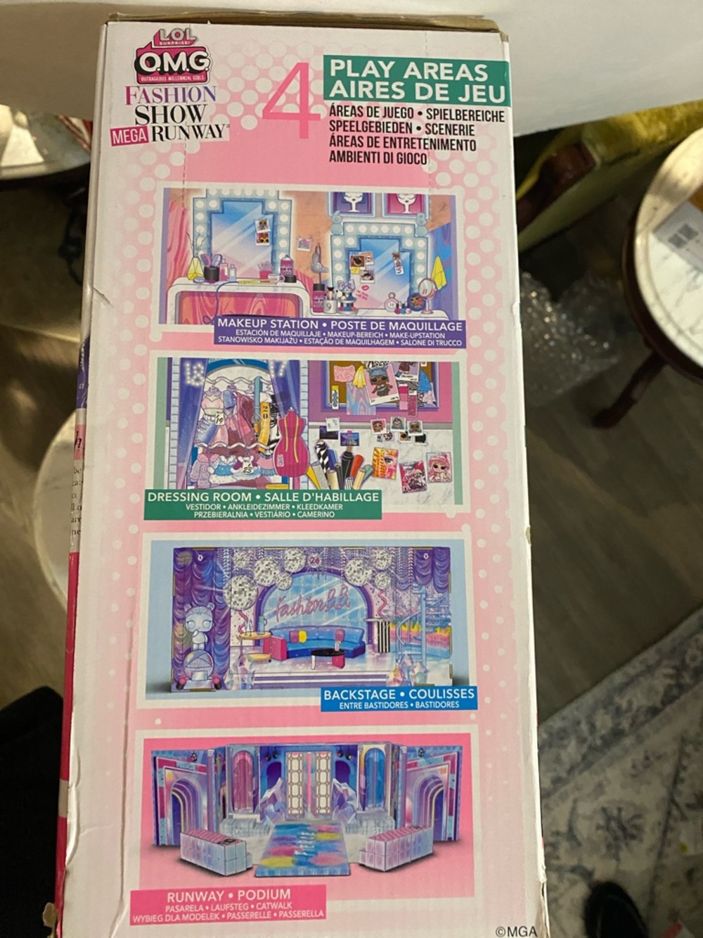 L.O.L. Surprise! Fashion Show Mega Runway Playset - Pink, Blue, Gold - Picture 2 of 3